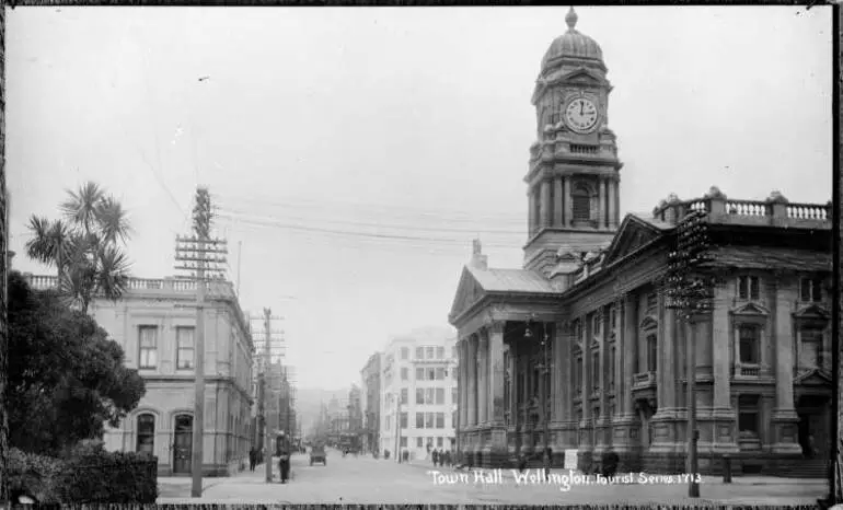 Image: Town Hall, Wellington, 1922