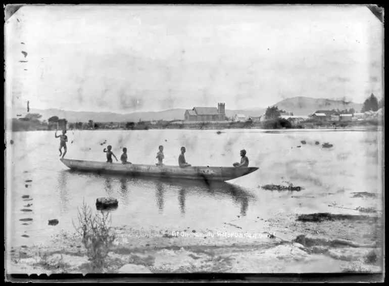 Image: At Ohinemutu, Rotorua