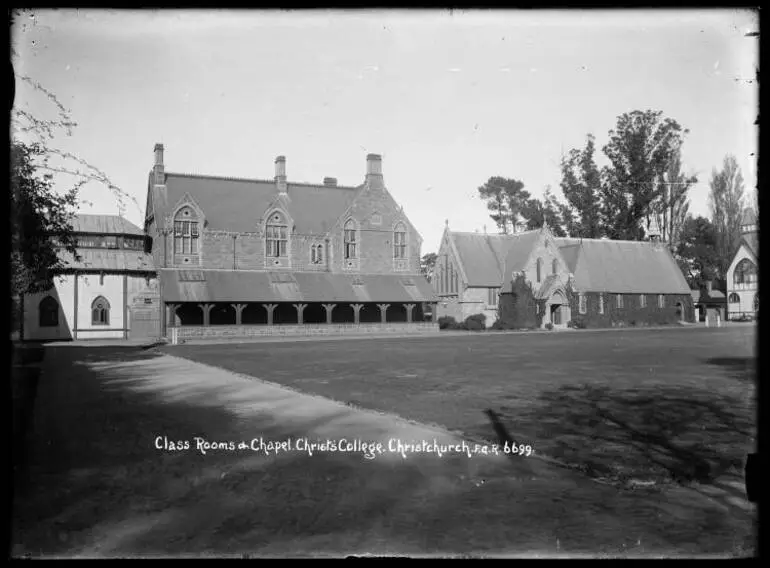 Image: Class Rooms and Chapel Christ's College, Christchurch