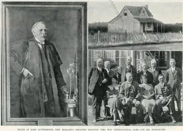 Death of Lord Rutherford, New Zealand's greatest scientist who won international fame for his researches Image: Death of Lord Rutherford, New Zealand's greatest scientist who won international fame for his researches