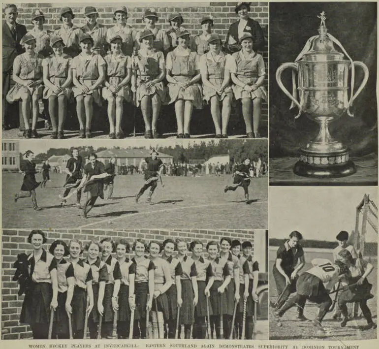 Image: Women hockey players at Invercargill: Eastern Southland again demonstrates superiority at Dominion tournament