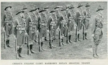 Christ's College cadet marksmen retain shooting trophy Image: Christ's College cadet marksmen retain shooting trophy