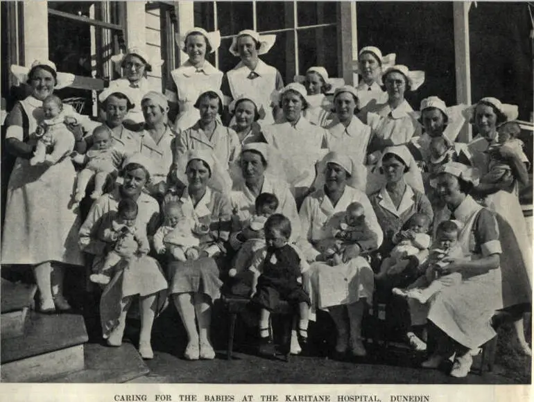 Image: Caring for the babies at the Karitane Hospital, Dunedin