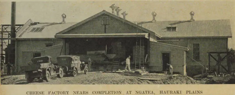 Image: Cheese factory nears completion at Ngatea, Hauraki Plains