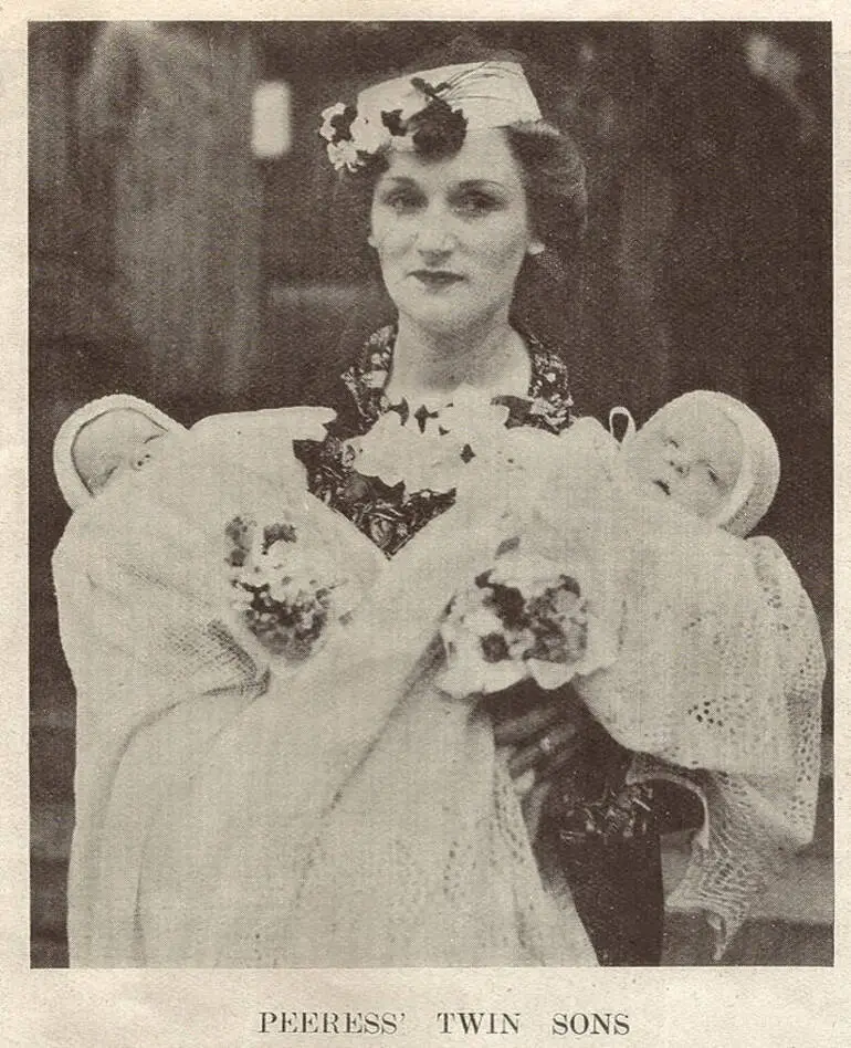 Image: Peeress' twin sons
