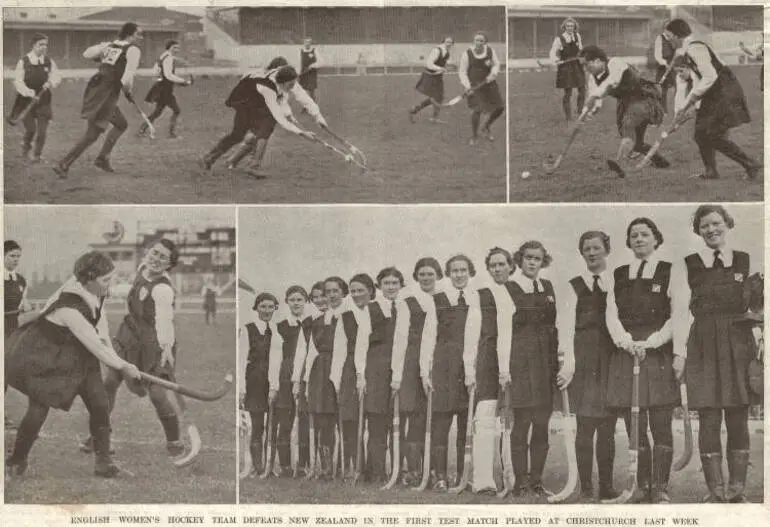 Image: English women's hockey team defeats New Zealand in the first test match played at Christchurch last week