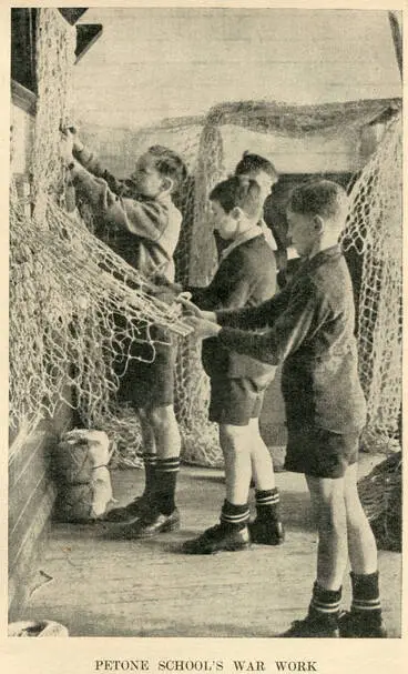 Image: Petone school's war work