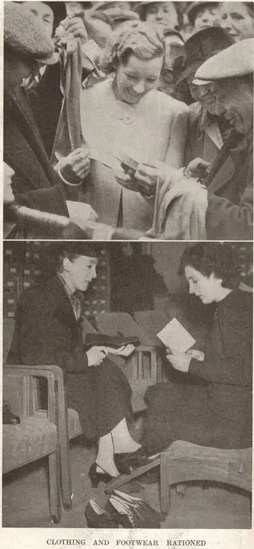 Image: Clothing and footwear rationed