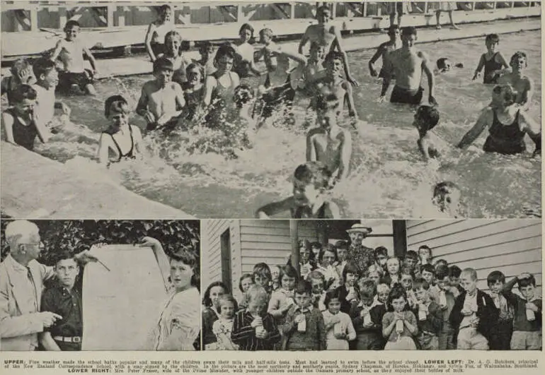 Image: Correspondence School Pupils from remote districts attend a vacation course at Waitaki Boys' High School