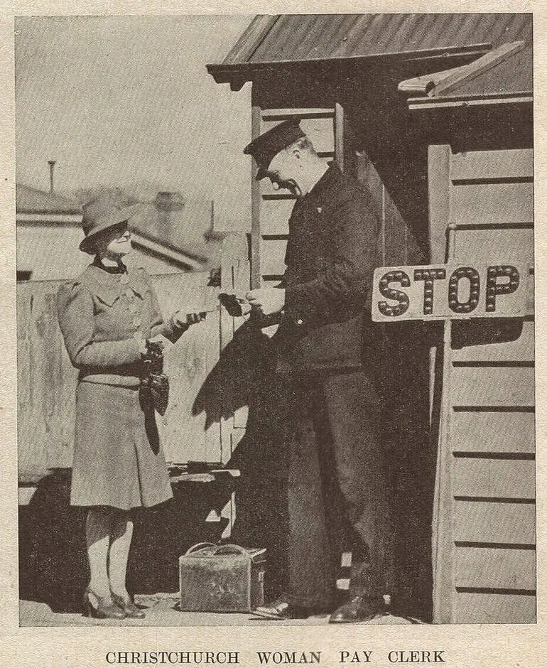 Image: Christchurch woman pay clerk