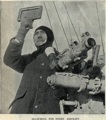 Searching for enemy aircraft Image: Searching for enemy aircraft