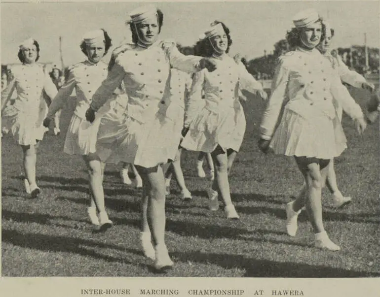 Image: Inter-house marching championship at Hawera