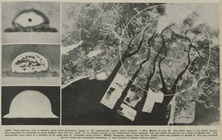 Image: The atom bomb dropped on Hiroshima