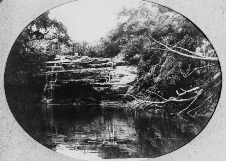 Image: Lucas Creek waterfall.