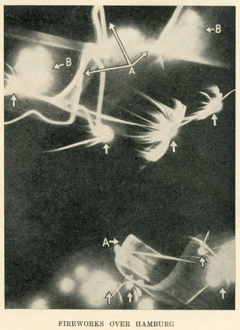 Image: Fireworks over Hamburg
