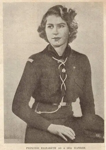 Princess Elizabeth as a sea ranger Image: Princess Elizabeth as a sea ranger