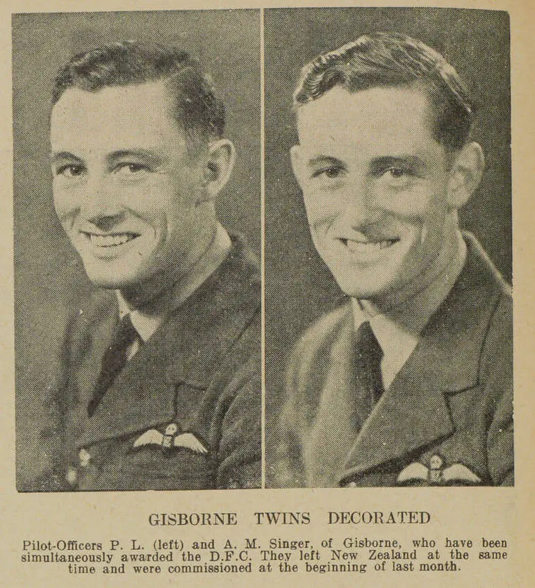 Image: Gisborne twins decorated