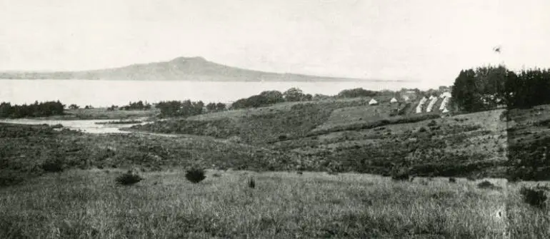 Image: Military camp at Castor Bay, North Shore.