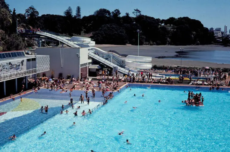 Image: Parnell Baths, Judges Bay, 1983