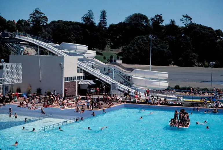 Image: Parnell Baths, Judges Bay, 1983