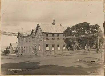Auckland University College, Parliament Street, 1916 Image: Auckland University College, Parliament Street, 1916