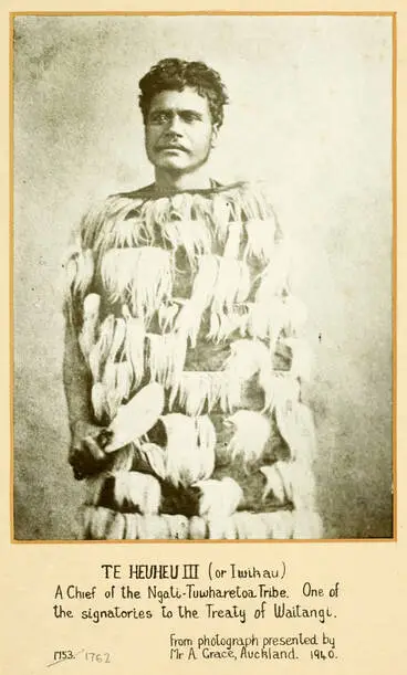 Image: Iwikau Te Heuheu Tukino III