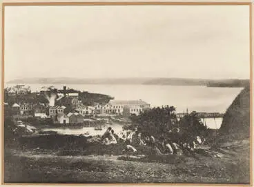 Image: Commercial Bay, Auckland, 1859