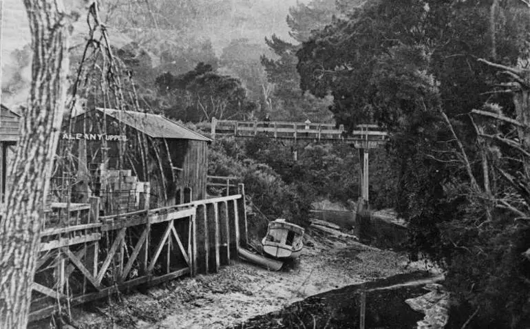 Image: Albany Upper Wharf and bridge.