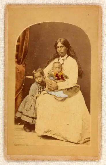 Image: Woman and children