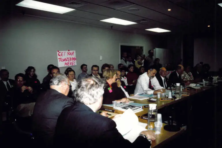 Image: Auckland City Council meeting, 1997