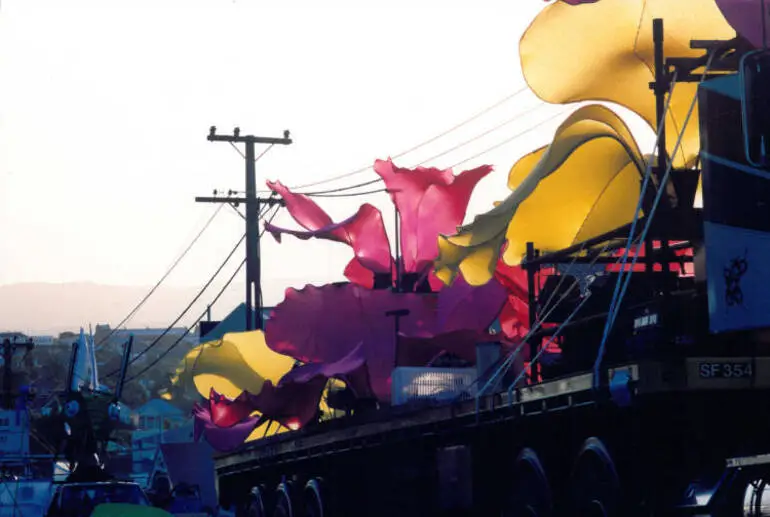 Image: Hero Parade float, Crummer Road, Grey Lynn, 1999