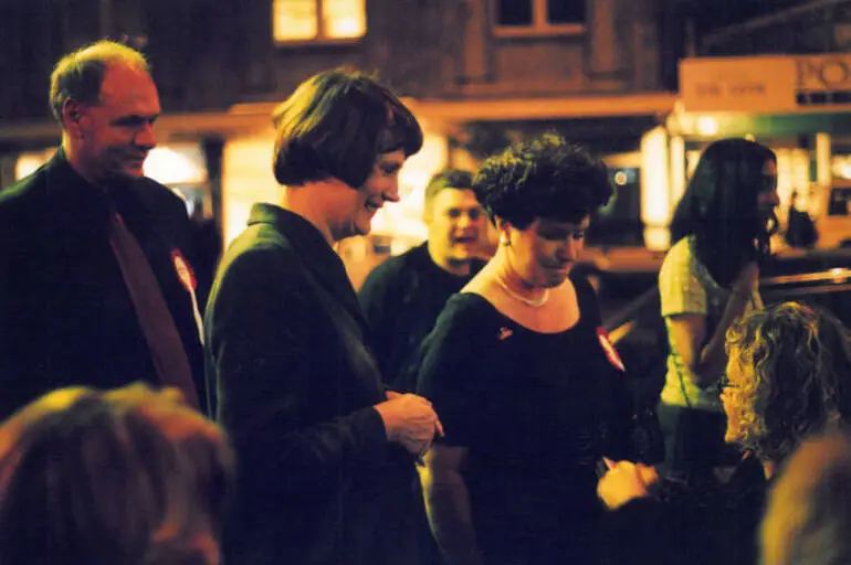 Image: Election Night, Ponsonby Road, 1999