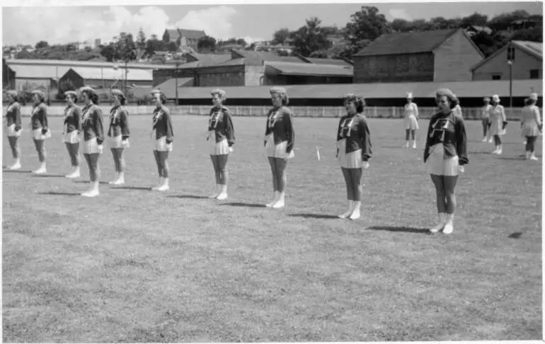 Image: Marching team, Carlaw Park