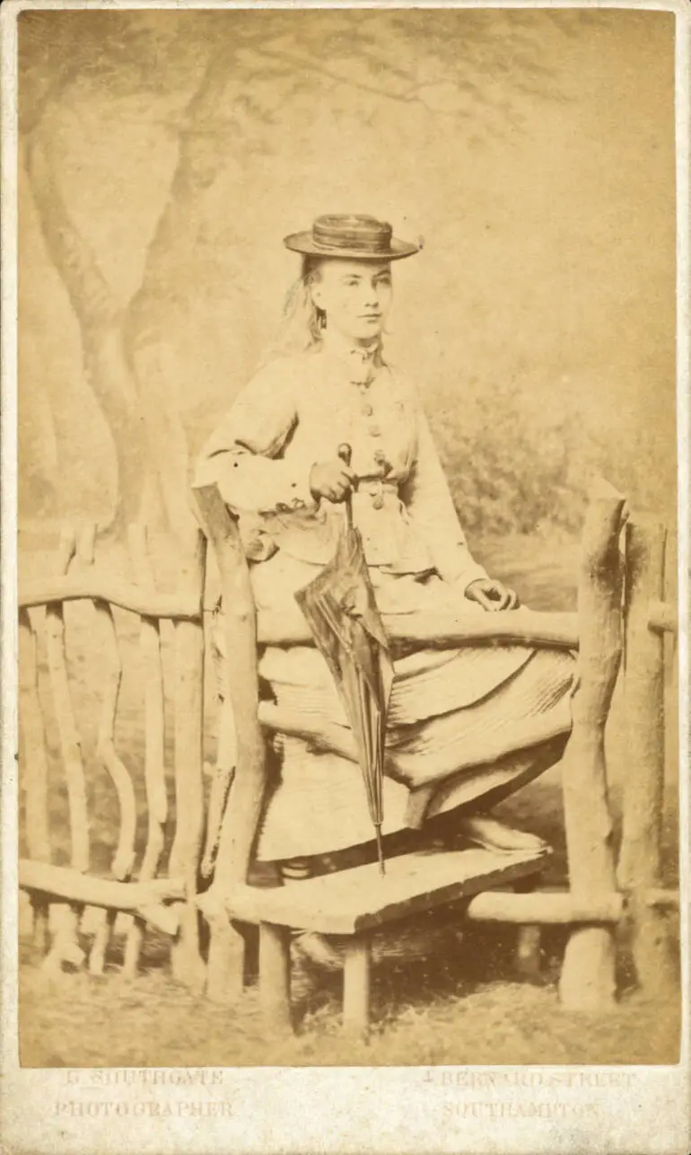 Image: Maud Green aged fifteen.