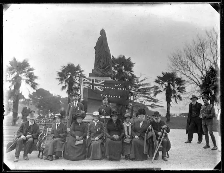 Image: Royal Irish Veterans in Albert Park, Auckland Central