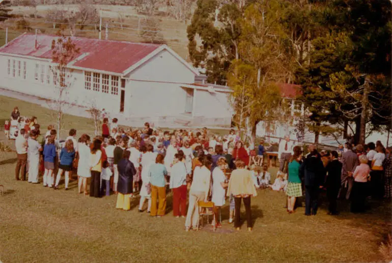 Image: Final assembly at old Albany School.