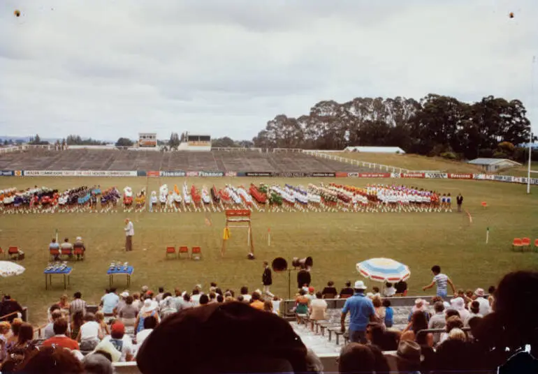 Image: Marching Girls competition.