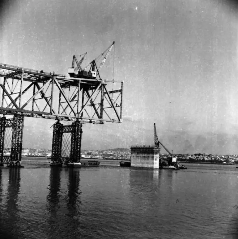 Image: Pier one under construction.