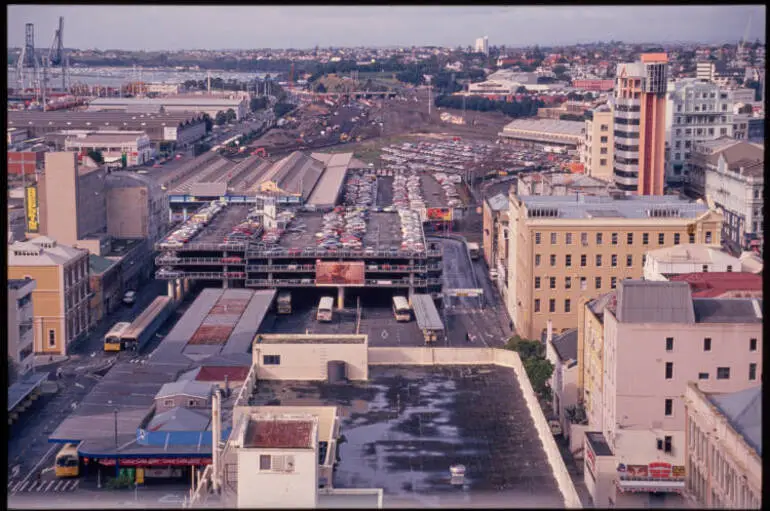 Image: Britomart rail extension, Auckland Central, 1994