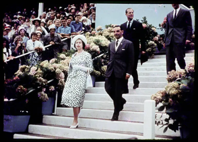 Image: Queen Elizabeth II at Epsom, 1963