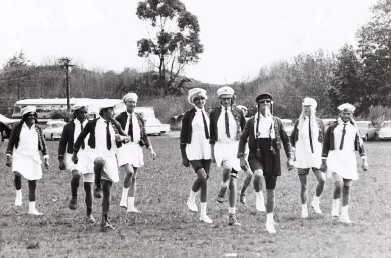 Image: Mere males marching, 1970