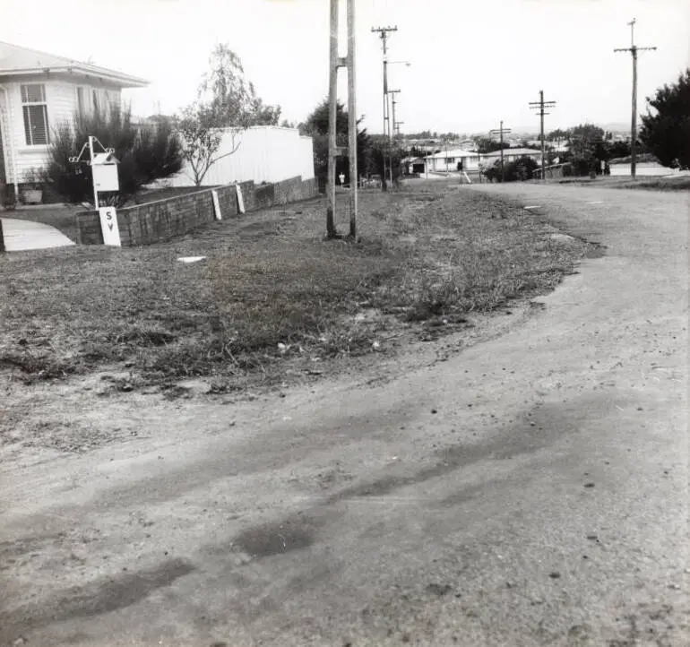 Image: Neglected street, Manurewa, 1970