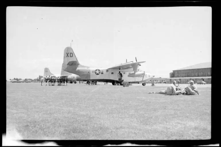 Image: Grumman Albatross, Operation Deep Freeze I, Harewood Airport, 1955