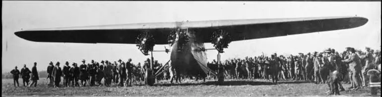 Image: Charles Kingsford Smith's Southern Cross, Wigram, 1928