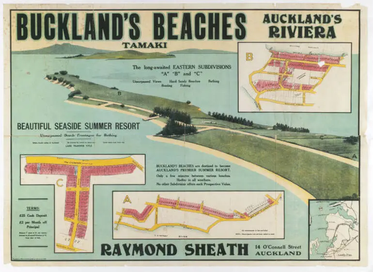 Image: 'Buckland's Beaches, Auckland's Riviera', 1923