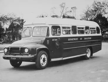 Image: New school bus, Mount Wellington, 1965