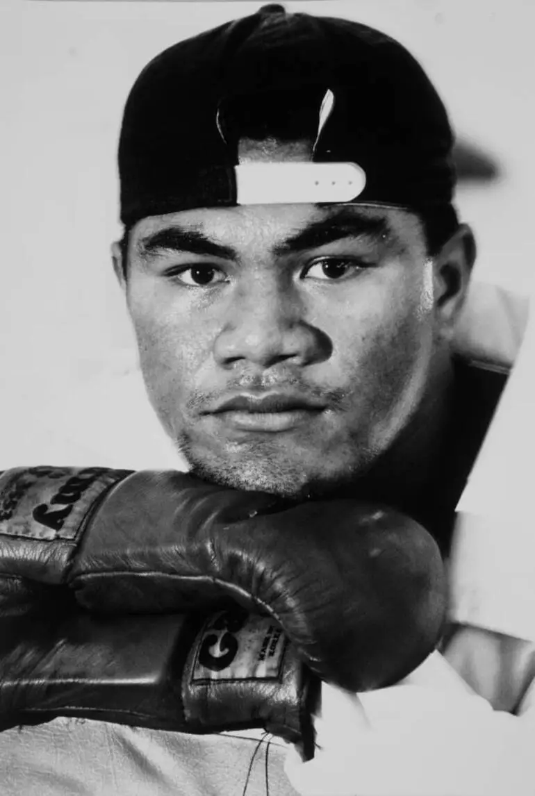 Image: David Tua, MUMA gym, Papatoetoe, 1993.