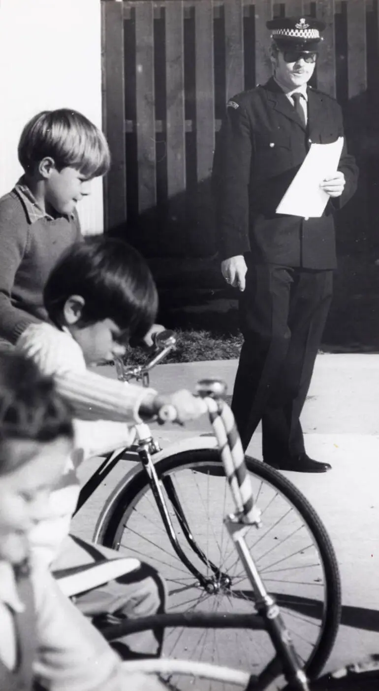 Image: Boys on bikes, Māngere, 1972