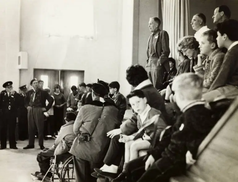 Image: Civil defence exercise, Māngere Bridge, 1966