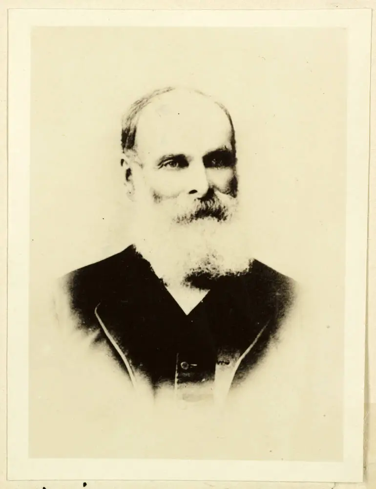 Image: Portrait of James Wallace, Papatoetoe, ca 1885